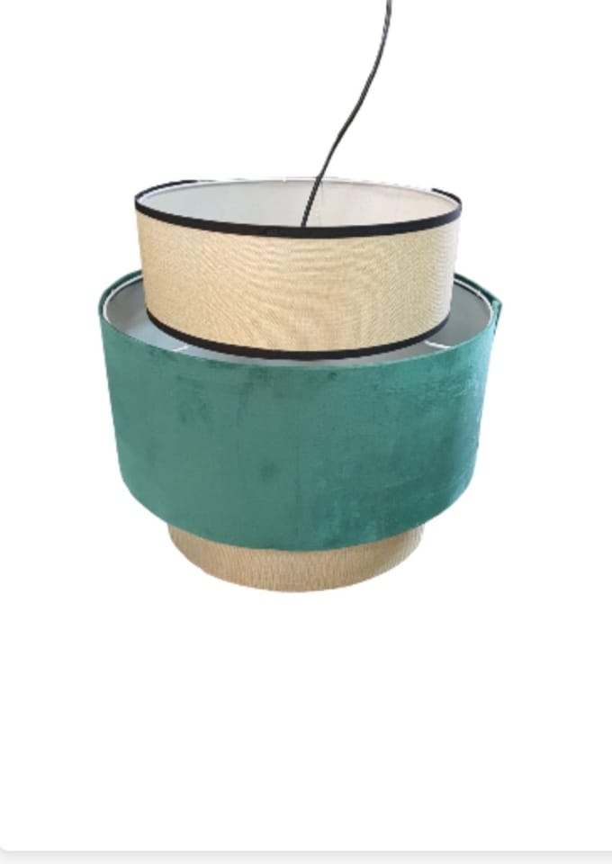 Mica Decorations Ibis Plafondlamp, hanglamp groen H42 x D45cm