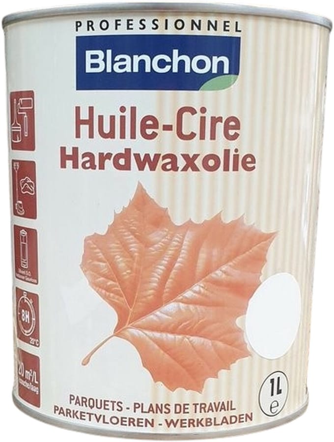 Blanchon hardwax olie- huile cire WIT 1 liter