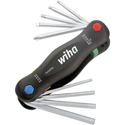 Wiha PocketStar 25293 Multitool Aantal functies 9 Zwart
