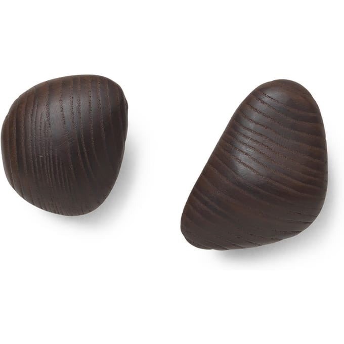 Ferm Living Cairn haakset - dark brown