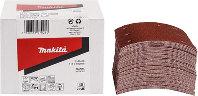Makita K180 114x102 Schuurvel red - P-42472