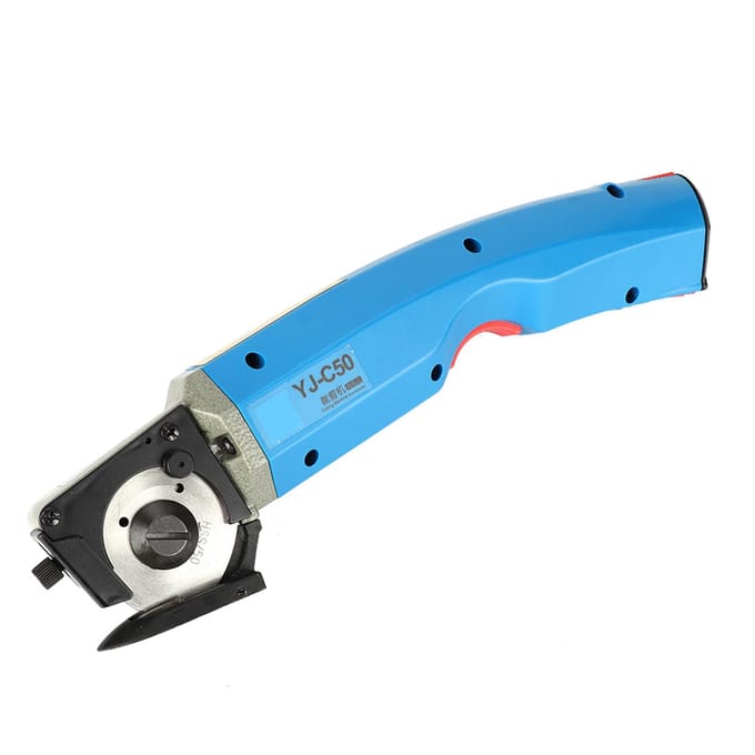 600 tpm 35W elektrische stoffenschaar/snijder voor leer en textiel blue