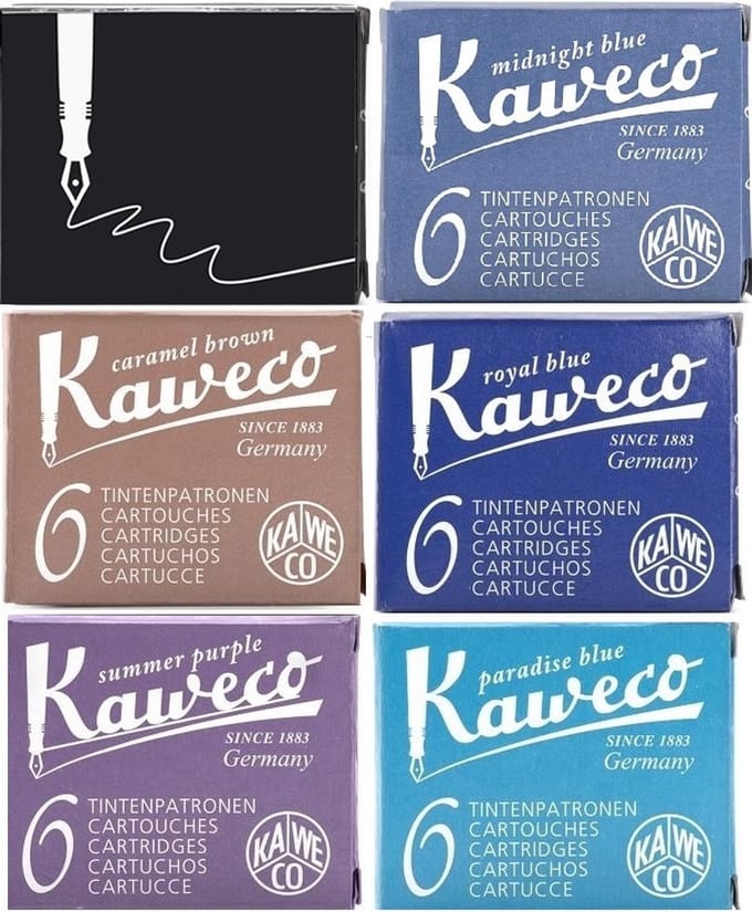 Kaweco Vulpen vullingen 6 doosjes 1A