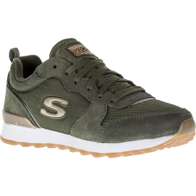 Skechers Og 85 - Goudn Gurl - Dames Sneakers - Olijfgroen
