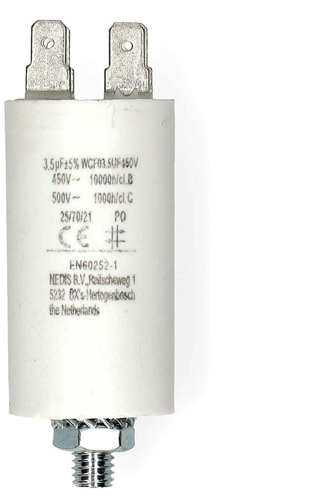 Nedis Condensator - 3.5 uF - 450 - Faston - 1 Stuks