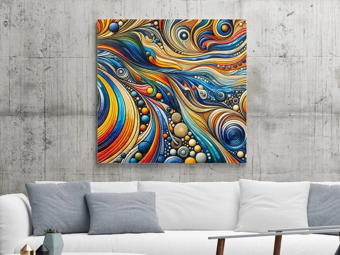 Kunstprint | Wanddecoratie | Dibond | 80 × 80 cm