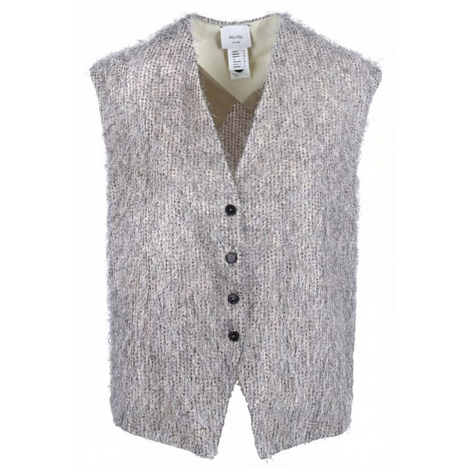 Alysi - vest - 471189 - Beige/Nero