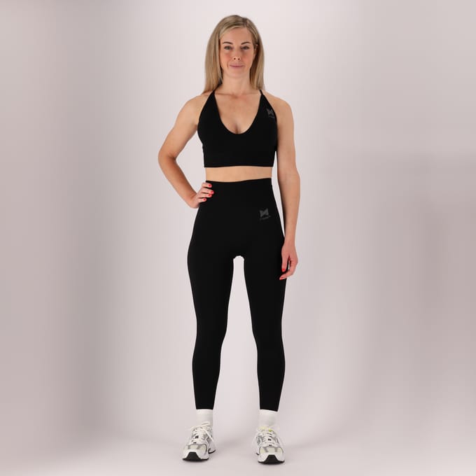 Sportset dames - Legging/BH - Zwart / S