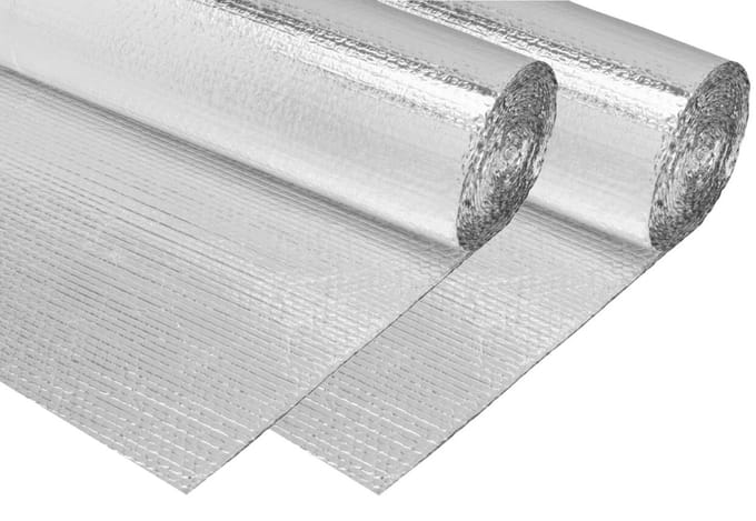 2 rol Deltafix radiatorfolie 4 meter lang 45 cm hoog