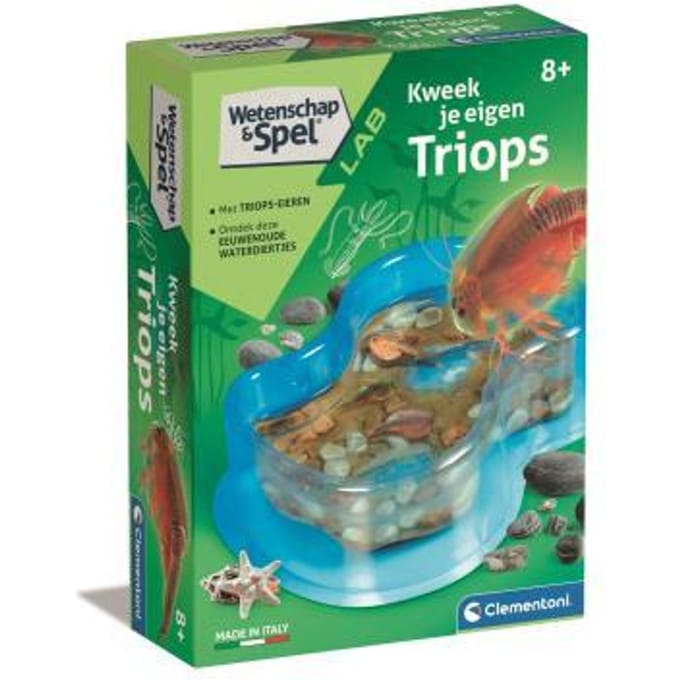 Clementoni Wetenschap & Spel - Kweek je eigen Triops - Experimenteerdoos - Educatief Speelgoed 8+ Jaar