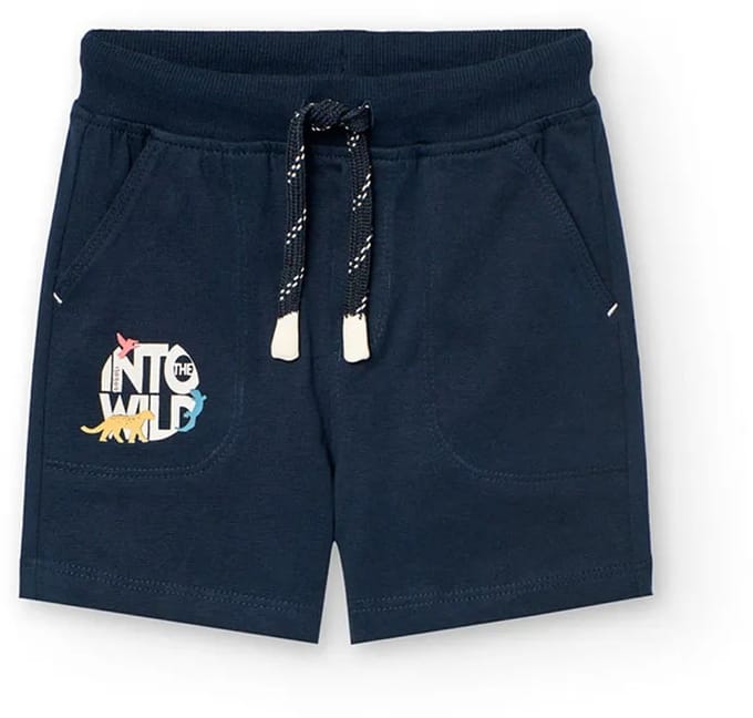 Boboli Knit Basic Korte Broek Blauw 24 Months Kinderen