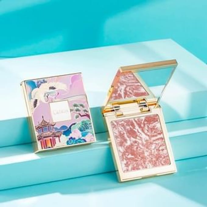 CATKIN - 2 In 1 Highlighter & Cheek Blush - 12 Colors #C05 Rose Glow - 10g