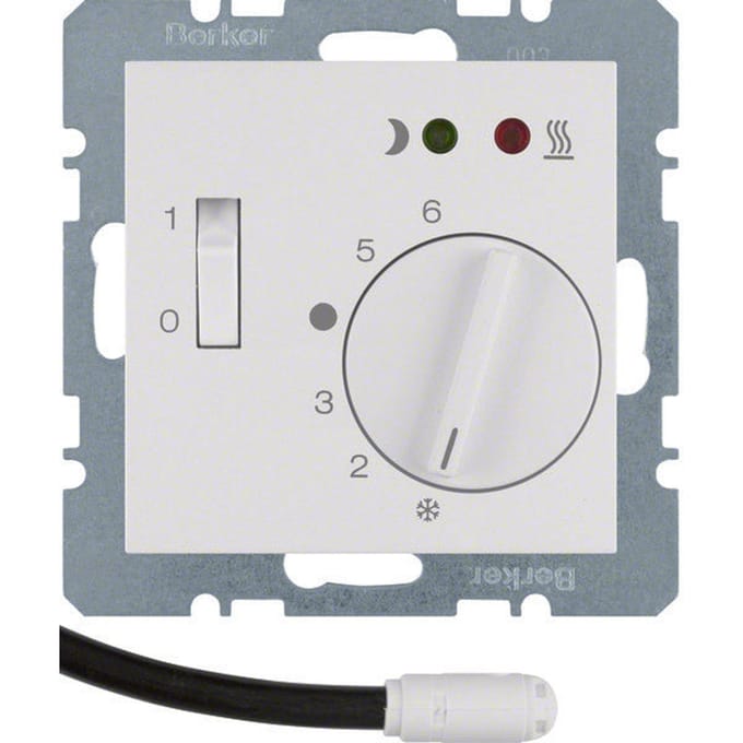 Hager Berker vloerthermostaat met contactschakelaar - 20348989
