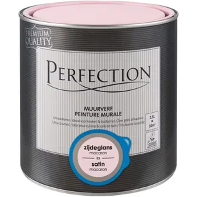 Perfection Ultradekkend Muurverf - Zijdeglans - Macaron - 2,5l