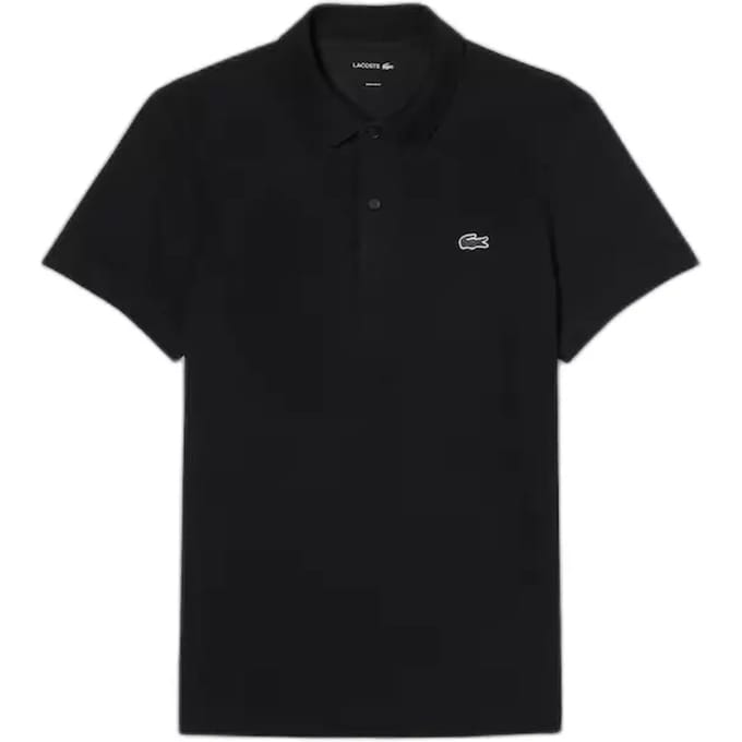 Lacoste Poloshirt Breathable Zwart - Maat S - Heren