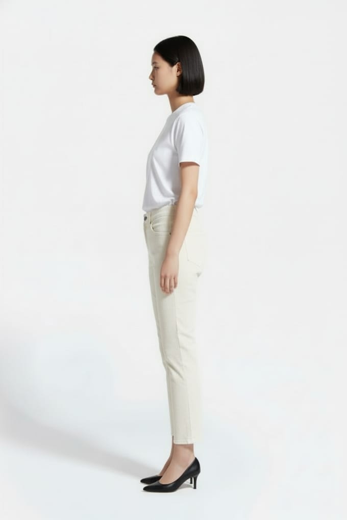 Closed Baker Pants Ivory Taglia: W32L32 | Pantaloni da completo Outlet | Donna | Bianco