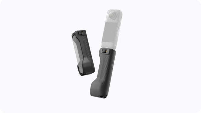 Insta360 - X5 Foldable Utility Handle – 3-in-1 Grip, Statief & Powerbankhouder