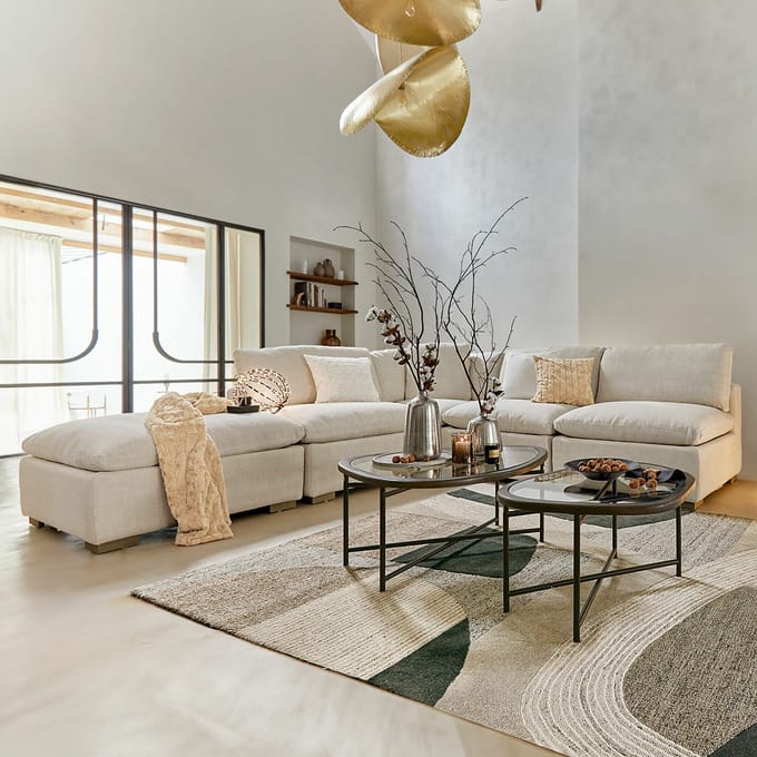 LOBERON Modulaire bank Baladou crème