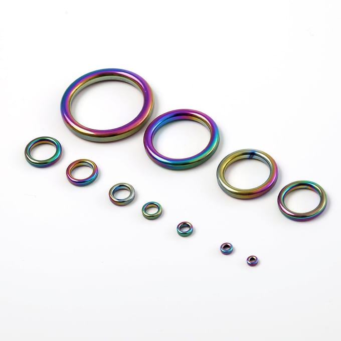 40 stuks Keramische Geleideogen Ring Hengel Reparatieset Hengel Oog Vervangingsset veelkleurig