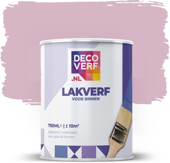 Decoverf lakverf lichtroze, 750ml