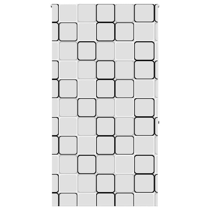 vidaXL - Doucherolgordijn - 120x240 - cm - stofbreedte - 116 - cm
