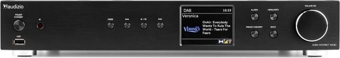 DAB tuner - Audizio Adria - DAB radio met Bluetooth, internetradio en Spotify Connect - Zwart