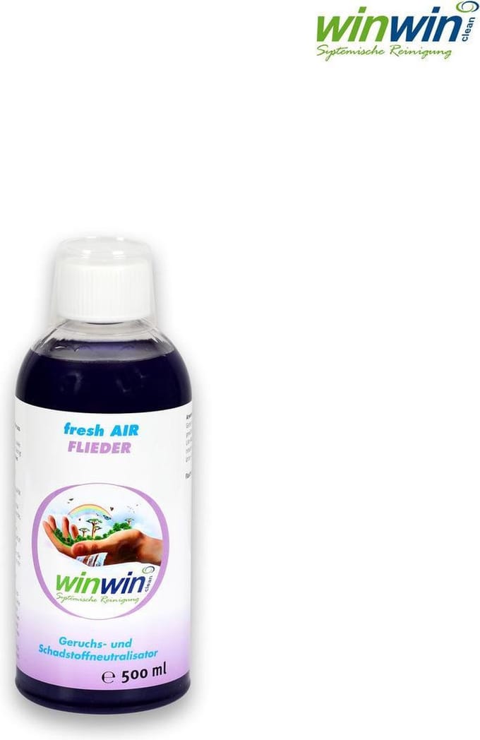 winwinCLEAN Fresh AIR "FLIEDER" Geur- en Schadelijkestoffneutralisator 500ml
