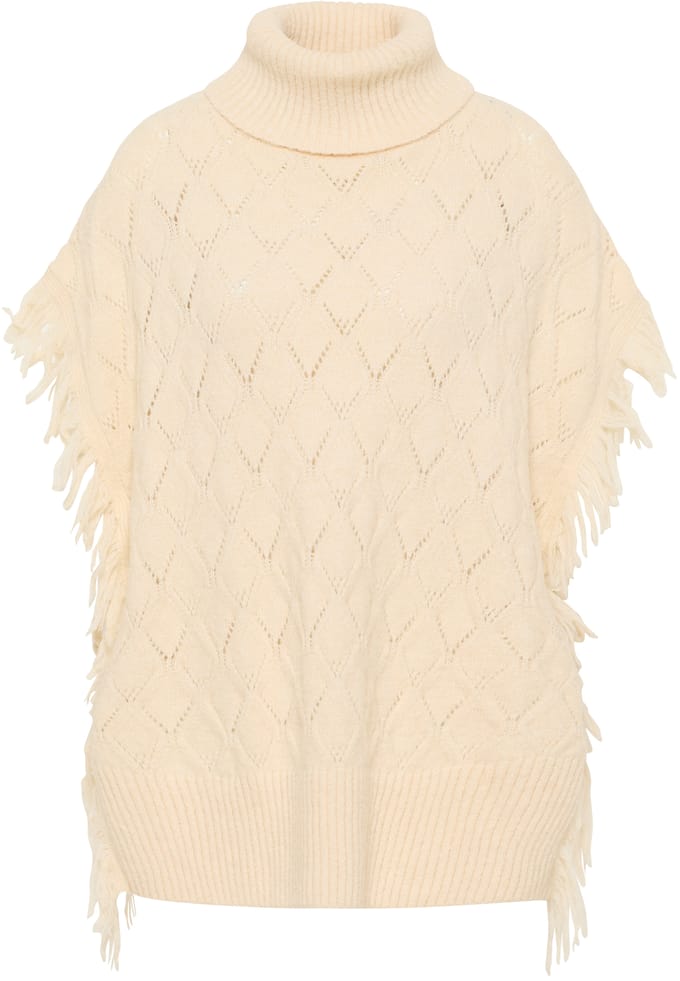 IZIA gebreide poncho gaya