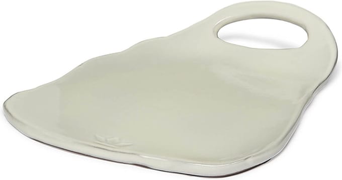 Dutchdeluxes - Luxe - Keramiek - Hittebestendig - Bord Ted - Slijtvast - Wit
