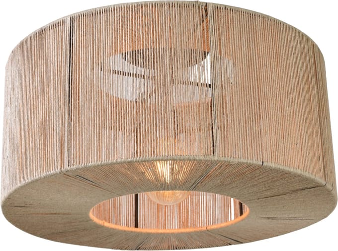 Urban Interiors - Plafondlamp - Drum Jute - Ø45