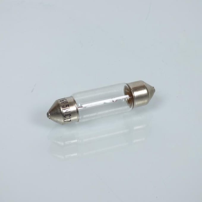 lampje flosser voor auto shuttle 6v 5w / d10 x l38 nieuw