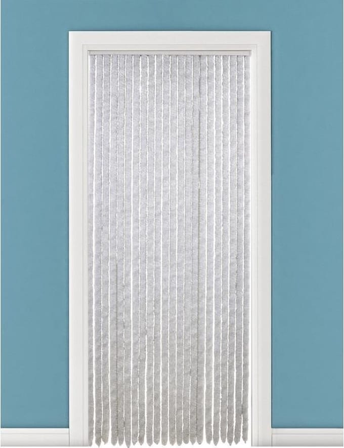 Deurgordijn floddergordijn grijs 90 x 200 cm
