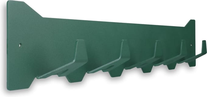 Gorillz Triangle Five - Wandkapstok - 5 haken - 70 x 5 x 12 cm - Groen