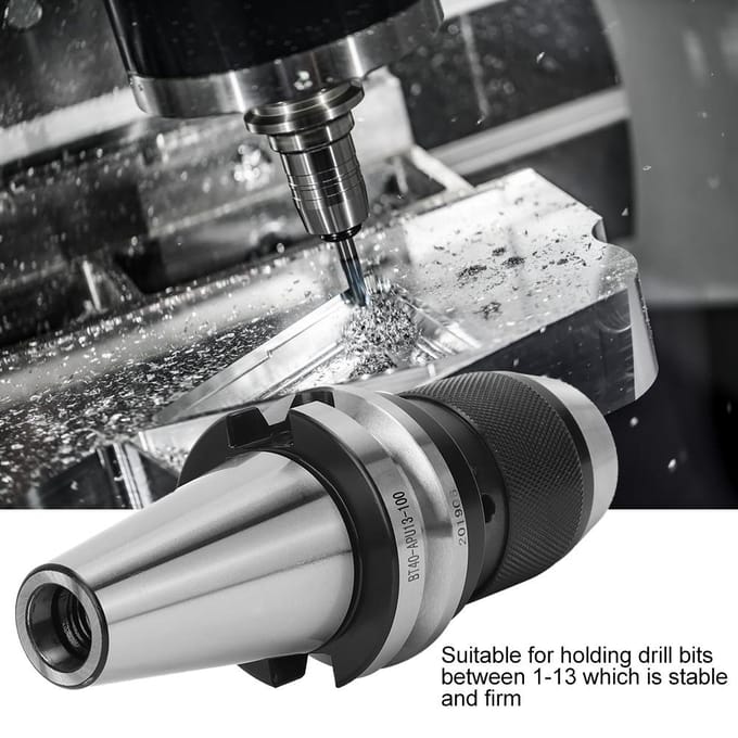 Boorhouder Gereedschaphouder Geïntegreerd Hoge Snelheid Staal voor CNC Freesmachine BT40APU13100