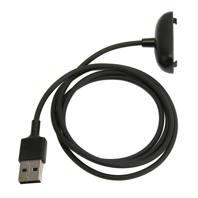 3.3ft Smartwatch Oplaadkabel voor Fitbit Inspire 3 Anti-Interferentie Vervangend Opladen black