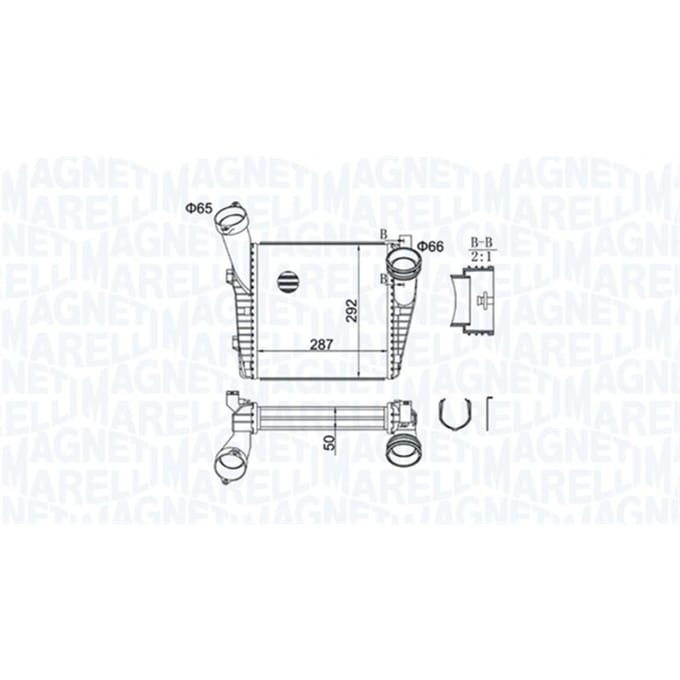 InlaatluchtRadiator MAGNETI MARELLI 351319204400