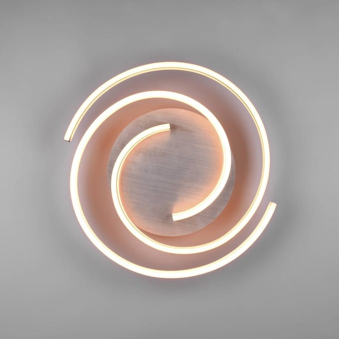 Trio Lighting Plafondlamp LED Caya, dimbaar, aluminium