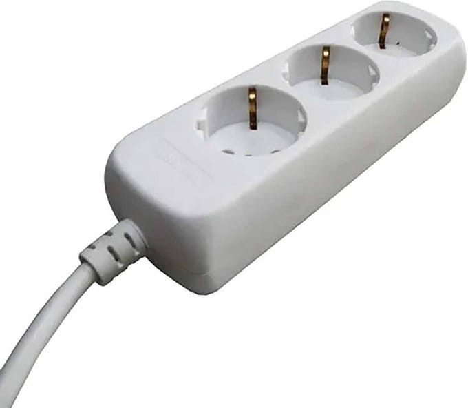 VB 41312 Tafelcontactdoos 3-Voudig + RA | 5M 3x1mm