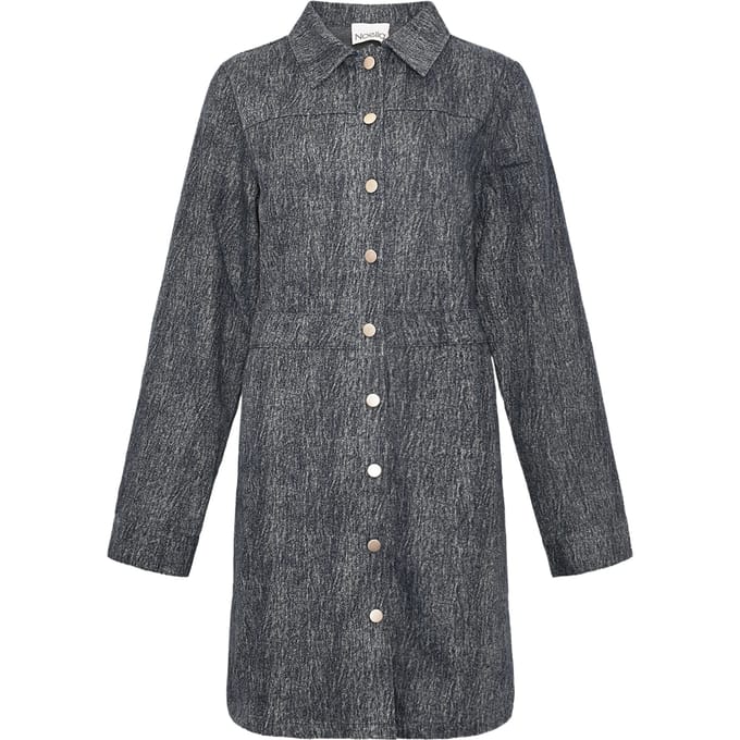 Benita Ls-jurk in blauw