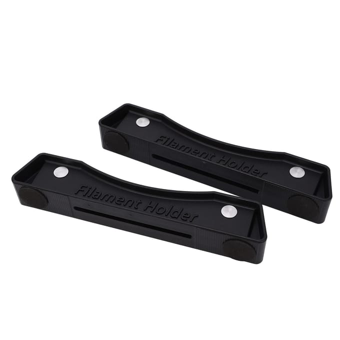 2 Stuks 3D Printer Filament Standaard Houder Spoel met Lager Verstelbaar voor FDM PLA ABS Rollen black