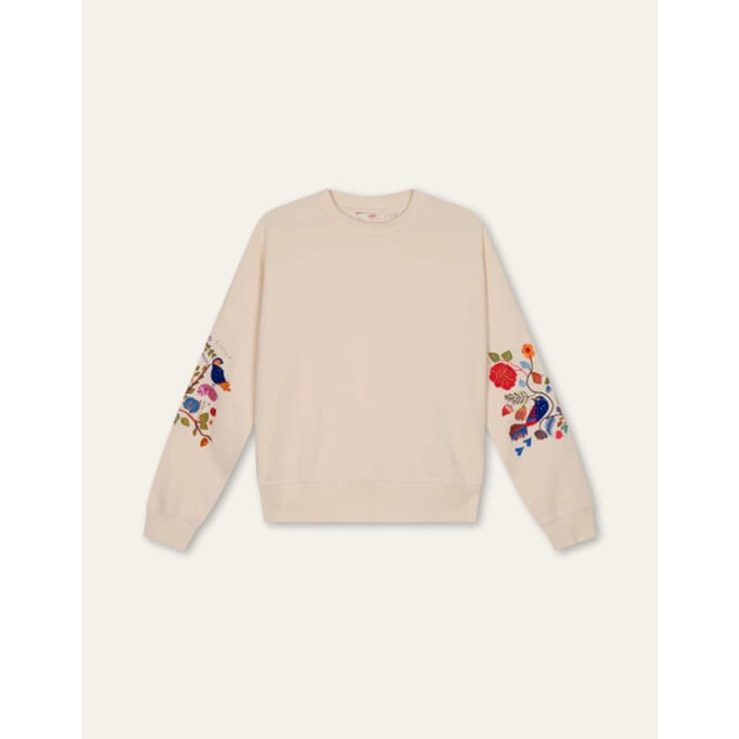 Oilily - Harper sweat l/s crew top - Wit - S