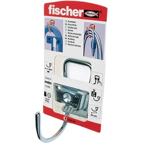 Fischer 078004 ronde haak RH metaal 1 stuk