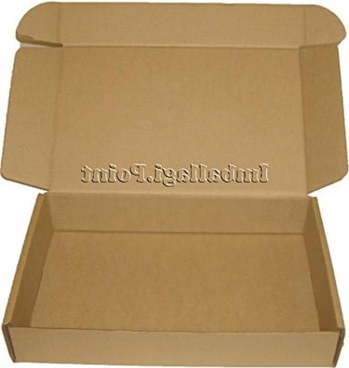 Kartonnen Verpakkingdozen - Opslagboxen - Verzending & Opslag - Robuuste Constructie - 26 x 26 x 5 cm - Wit