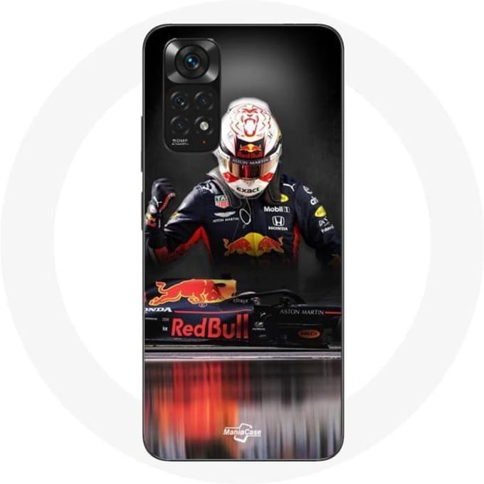 Coque - Red Bull - Xiaomi Redmi Note 11S - Souple - Noir - Max Verstappen