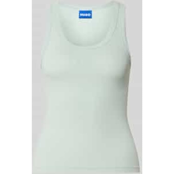 Regular fit tanktop van katoenmix model 'Damatank_B'