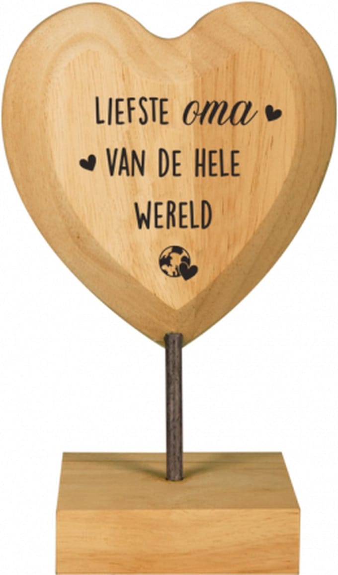 Hart - Oma - Lint: Speciaal voor jou - Cadeauverpakking