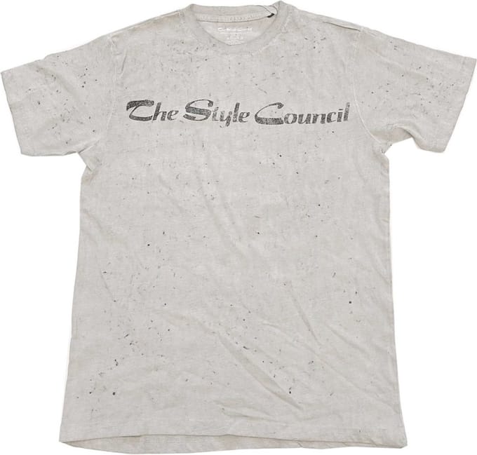 The Style Council - Logo Heren T-shirt - L - Grijs