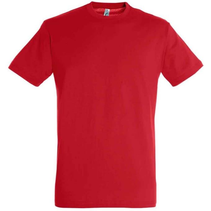SOLS Unisex Regent T-shirt voor volwassenen (Rood)
