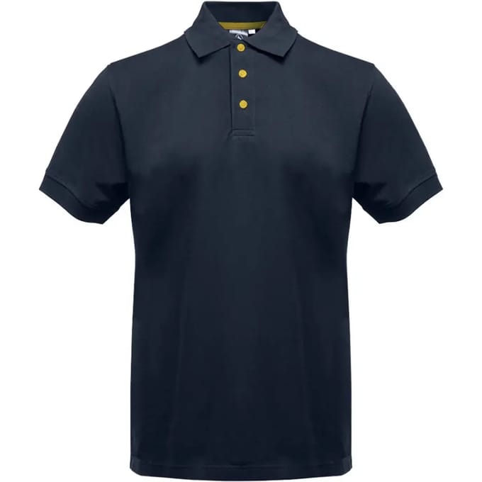 Polo met contrasterende knopen Pen Duick