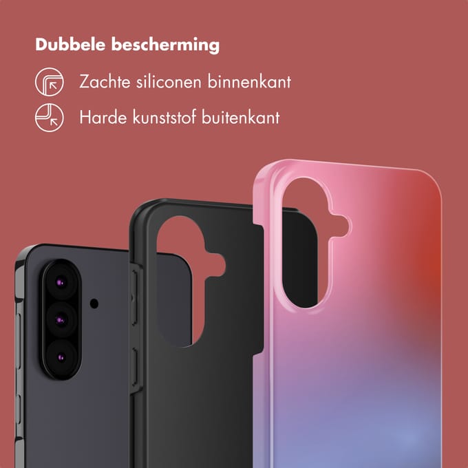 Selencia Vivid Backcover voor de Samsung Galaxy A37 (5G) - Gradient Soft Blush